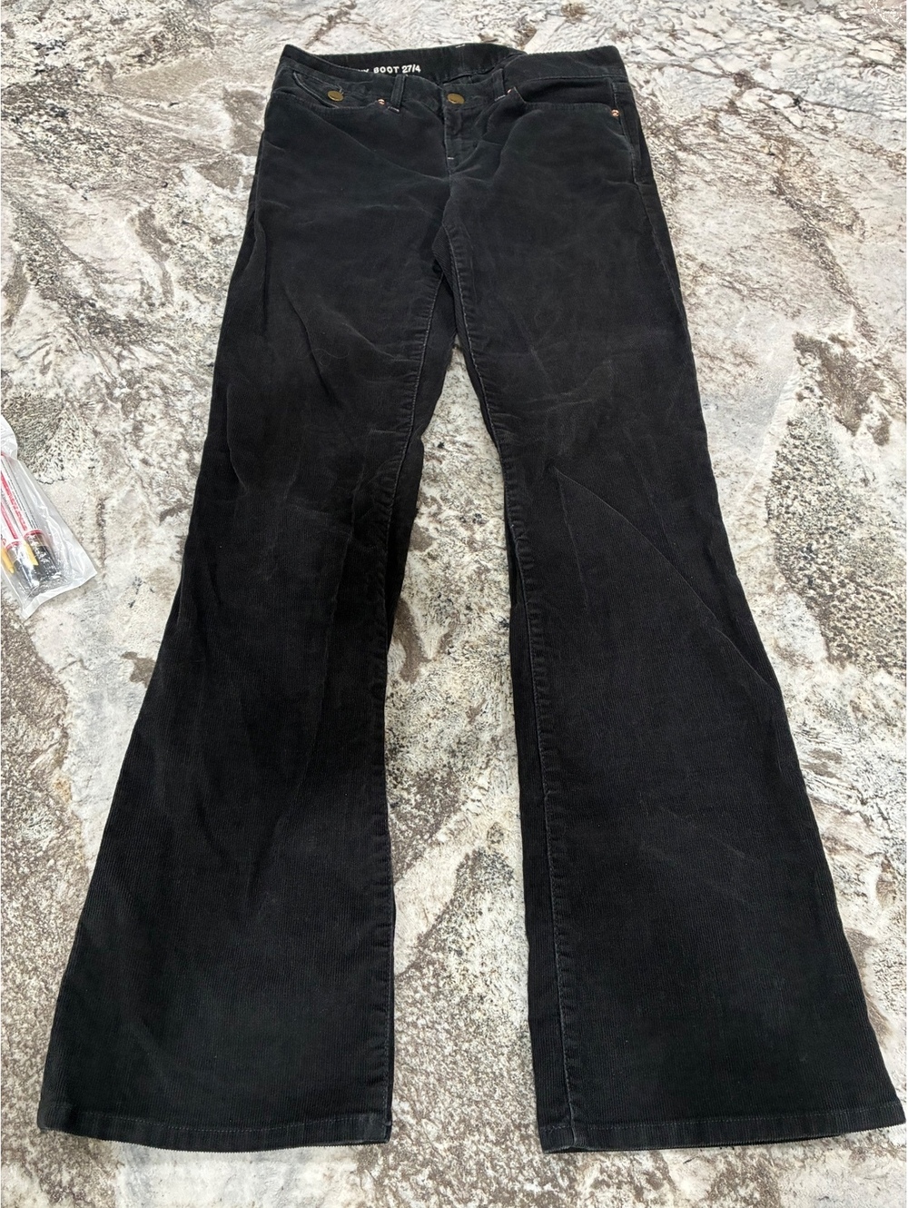 Women’s Gap 1969 Sexy Boot Black size 10 Corduroy Pants